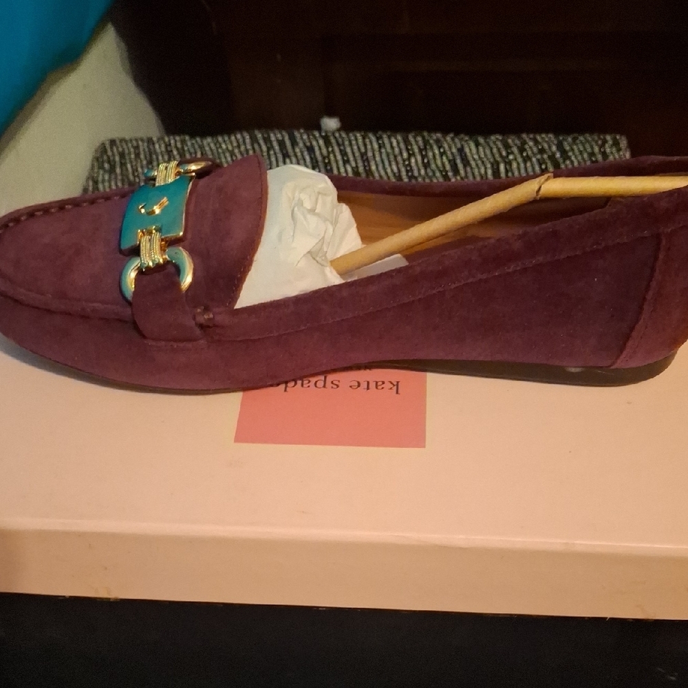 Kate Spade Purple Flats with Classic Design